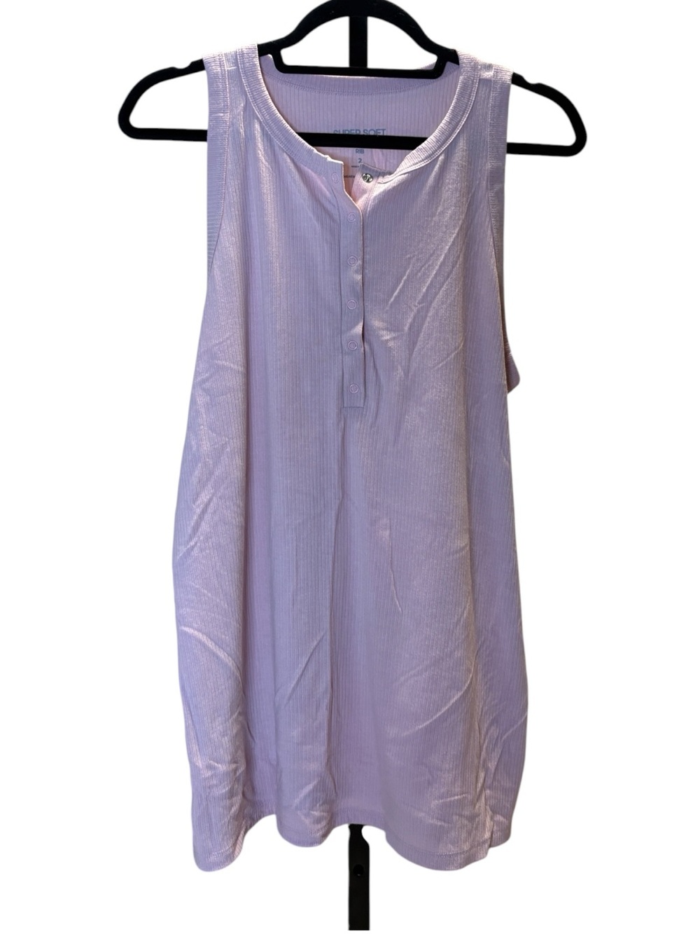 Torrid Super Soft Ribbed Tank Top - Light Pink